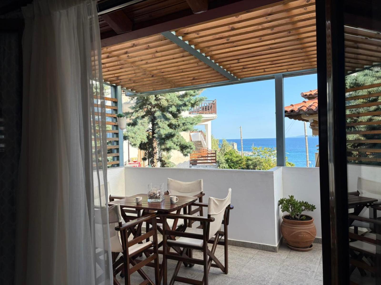 Pansion Katerina Aparthotel Ouranoupoli Exterior foto